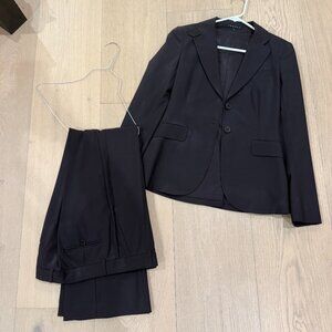 Dark brown Theory pantsuit, size 2